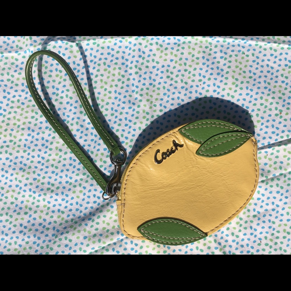 Brand New Coach Lemon Coin Purse